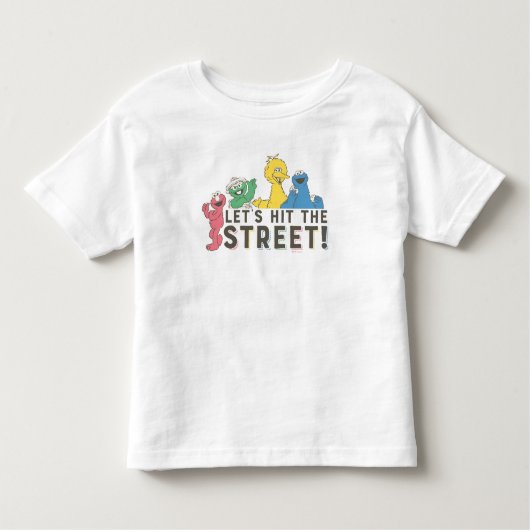 Sesamstraat | Laten we de straat ophangen! Kinder Shirts (Voorkant)