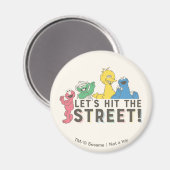 Sesamstraat | Laten we de straat ophangen! Magneet (Voorkant / Achterkant)