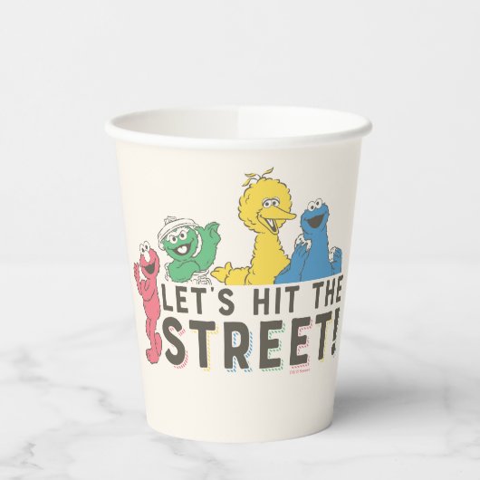 Sesamstraat | Laten we de straat ophangen! Papieren Bekers (Links)