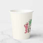 Sesamstraat | Laten we de straat ophangen! Papieren Bekers (Voorkant)