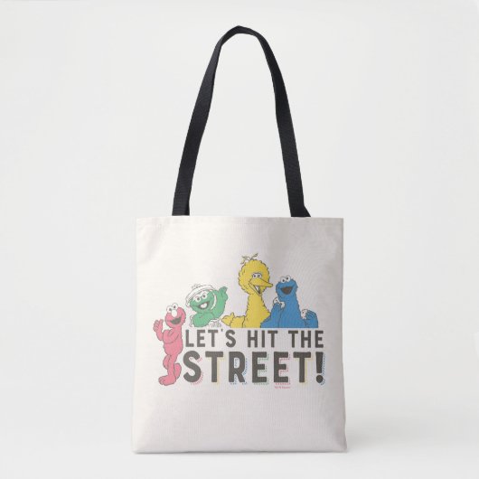 Sesamstraat | Laten we de straat ophangen! Tote Bag (Voorkant)