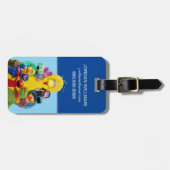 Sesamstraat | Leuk Kleurrijk Pals Portret Bagagelabel (Voorkant horizontaal)