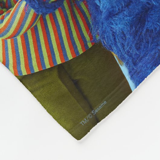 Sesamstraat | Leuk Kleurrijk Pals Portret Fleece Deken (Hoek)
