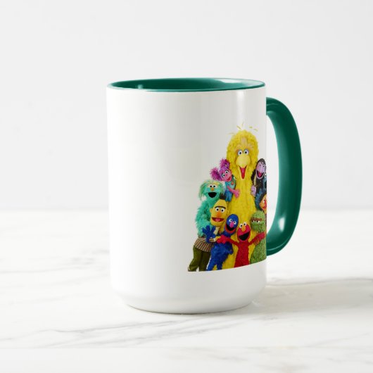 Sesamstraat | Leuk Kleurrijk Pals Portret Mok (Voorkant rechts)