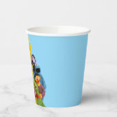 Sesamstraat | Leuk Kleurrijk Pals Portret Papieren Bekers (Links)