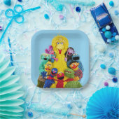 Sesamstraat | Leuk Kleurrijk Pals Portret Papieren Bordje (Feest)