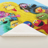 Sesamstraat | Leuk Kleurrijk Pals Portret Sherpa Deken (3/4)