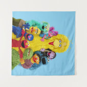 Sesamstraat | Leuk Kleurrijk Pals Portret Wandkleed (Voorkant (horizontaal))