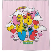 Sesamstraat | Liefde Douchegordijn (Voorkant)