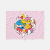 Sesamstraat | Liefde Fleece Deken (Voorkant (Horizontaal))
