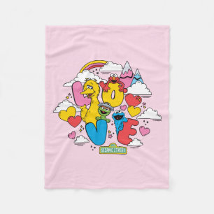 Sesamstraat Liefde Fleece Deken