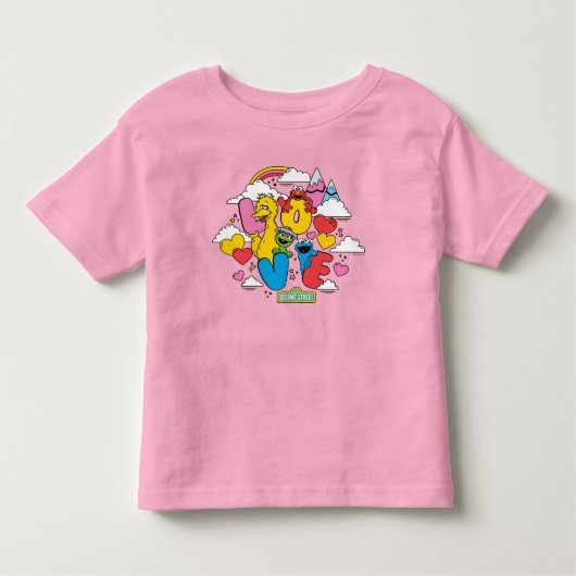 Sesamstraat | Liefde Kinder Shirts (Voorkant)