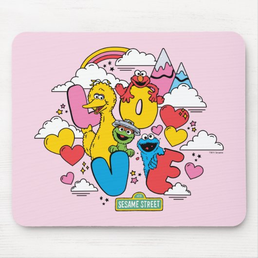 Sesamstraat | Liefde Muismat (Voorkant)