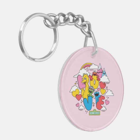 Sesamstraat | Liefde Sleutelhanger (Voorkant Links)