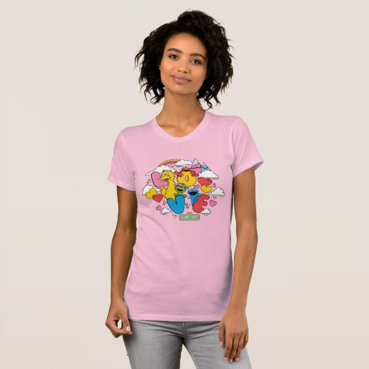 Sesamstraat | Liefde T-shirt (Voorkant volledig)