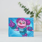 Sesamstraat | Mecha Builders Abby Briefkaart (Staand voorkant)