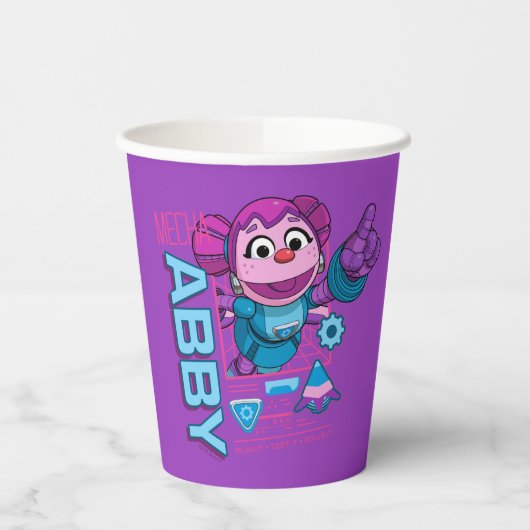 Sesamstraat | Mecha Builders Abby Cadabby Papieren Bekers (Links)
