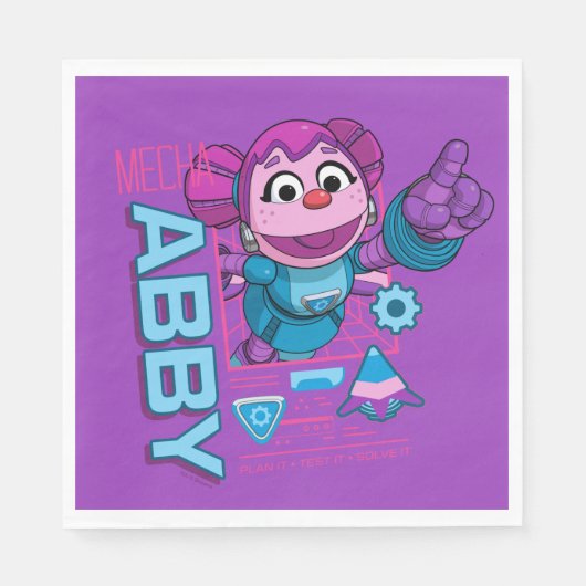 Sesamstraat | Mecha Builders Abby Cadabby Servet (Voorkant)