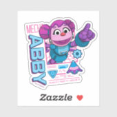 Sesamstraat | Mecha Builders Abby Cadabby Sticker (Vel)
