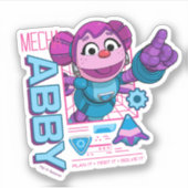 Sesamstraat | Mecha Builders Abby Cadabby Sticker (Voorkant)