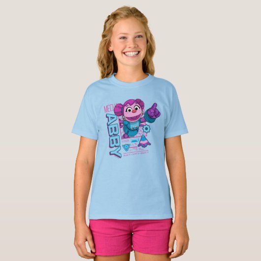 Sesamstraat | Mecha Builders Abby Cadabby T-shirt (Voorkant volledig)