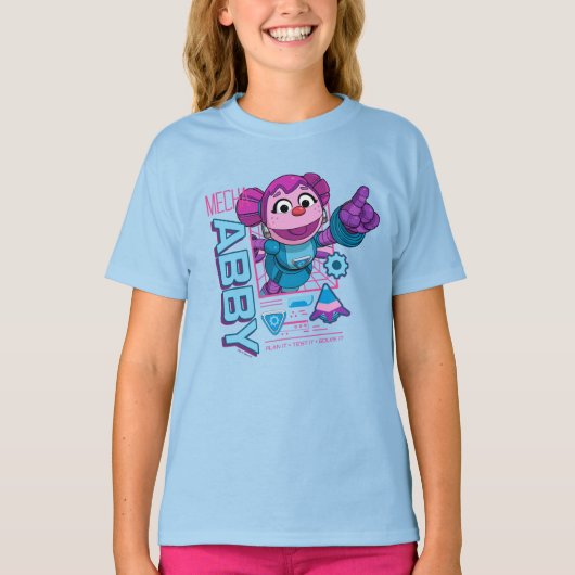 Sesamstraat | Mecha Builders Abby Cadabby T-shirt (Voorkant)