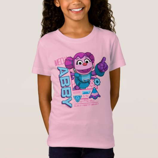 Sesamstraat | Mecha Builders Abby Cadabby T-shirt (Voorkant)