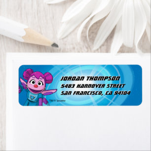 Sesamstraat   Mecha Builders Abby in actie Etiket