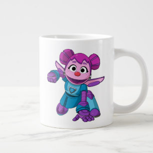 Sesamstraat Mecha Builders Abby in actie Grote Koffiekop
