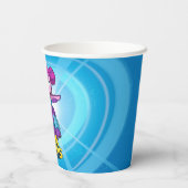 Sesamstraat | Mecha Builders Abby in actie Papieren Bekers (Achterkant)