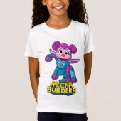 Sesamstraat | Mecha Builders Abby in actie T-shirt (Voorkant)