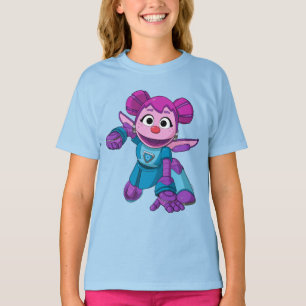 Sesamstraat Mecha Builders Abby in actie T-shirt