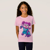 Sesamstraat | Mecha Builders Abby in actie T-shirt (Voorkant volledig)