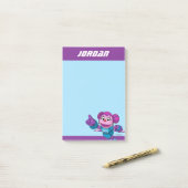 Sesamstraat | Mecha Builders Abby | Naam toevoegen Post-it® Notes (Op bureau)