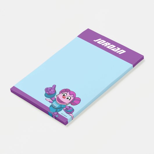 Sesamstraat | Mecha Builders Abby | Naam toevoegen Post-it® Notes (Schuin)