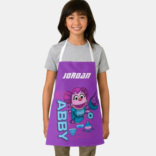 Sesamstraat | Mecha Builders Abby | Naam toevoegen Schort (Insitu)