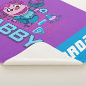 Sesamstraat | Mecha Builders Abby | Naam toevoegen Sherpa Deken (3/4)