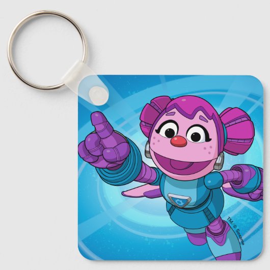 Sesamstraat | Mecha Builders Abby Sleutelhanger (Voorkant)
