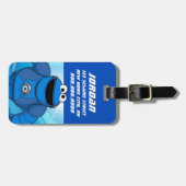 Sesamstraat | Mecha Builders Cookie in Action Bagagelabel (Voorkant horizontaal)