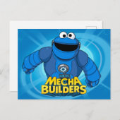 Sesamstraat | Mecha Builders Cookie in Action Briefkaart (Voorkant / Achterkant)
