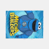 Sesamstraat | Mecha Builders Cookie in Action Fleece Deken (Voorkant (Horizontaal))