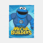 Sesamstraat | Mecha Builders Cookie in Action Fleece Deken (Voorkant)