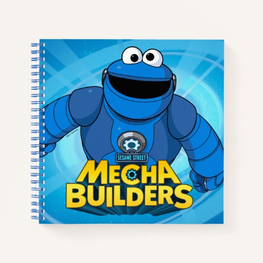Sesamstraat | Mecha Builders Cookie in Action Notitieboek (Voorkant)