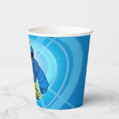 Sesamstraat | Mecha Builders Cookie in Action Papieren Bekers (Achterkant)