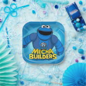 Sesamstraat | Mecha Builders Cookie in Action Papieren Bordje (Feest)