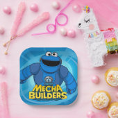 Sesamstraat | Mecha Builders Cookie in Action Papieren Bordje (Feest)