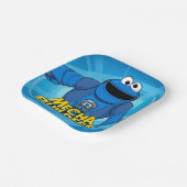 Sesamstraat | Mecha Builders Cookie in Action Papieren Bordje (Gebogen)