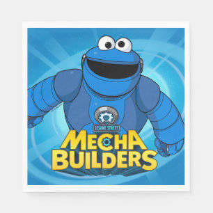 Sesamstraat Mecha Builders Cookie in Action Servet