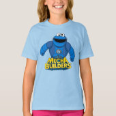 Sesamstraat | Mecha Builders Cookie in Action T-shirt (Voorkant)