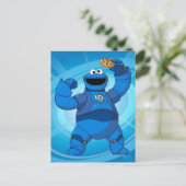 Sesamstraat | Mecha Builders Cookie Monster Briefkaart (Staand voorkant)